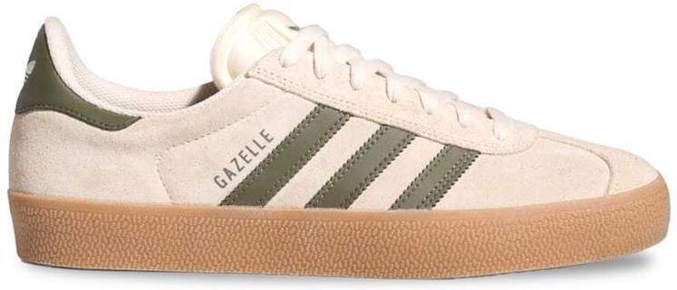 Size 12 - adidas Gazelle ADV Ecru Tint Focus Olive for sale