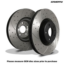 DISCHI FRENO ANTERIORI FORATI SCANALATI 356MM PER AUDI ALLROAD QUATTRO A6 S6 C7 A8 D4