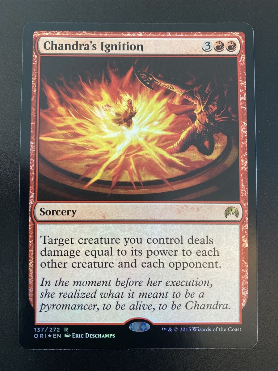 Chandra's Ignition 1x FOIL ORI MTG Magic Origins Rare MINT red Chandra's Ignition 1x FOIL ORI MTG Magic Origins Rare MINT red
