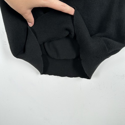 ALLSAINTS Mini Dress Black Knit MABELLE Bodycon Bandage Fitted Cut Out Grunge 6 - Picture 7 of 20