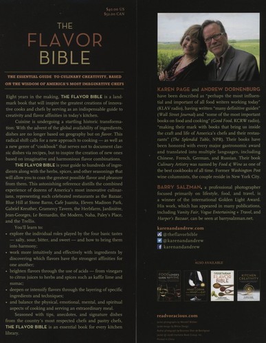 FLAVOR BIBLE Dornenburg Page Essential Guide to Culinary Creativity - Bild 2 von 6