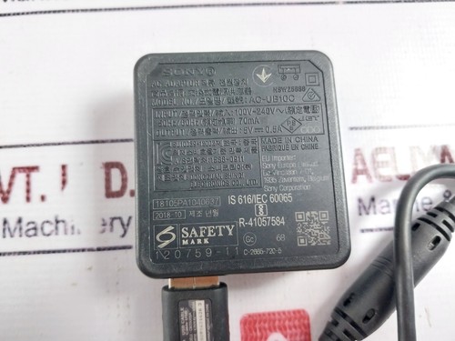 Sony AC-UB10C Camera Charger AC Power Adapter W/ USB Cable - Picture 2 of 8