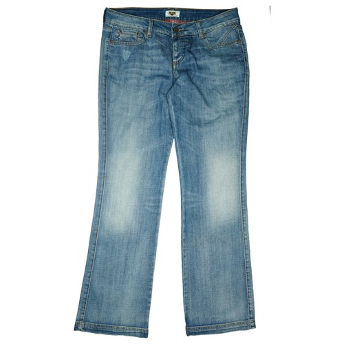 Jean Pepe Jeans Destroyed Patched - Taille Haute - Taille W30 L34 (38/40) - Neuf Avec Étiquettes - Droit