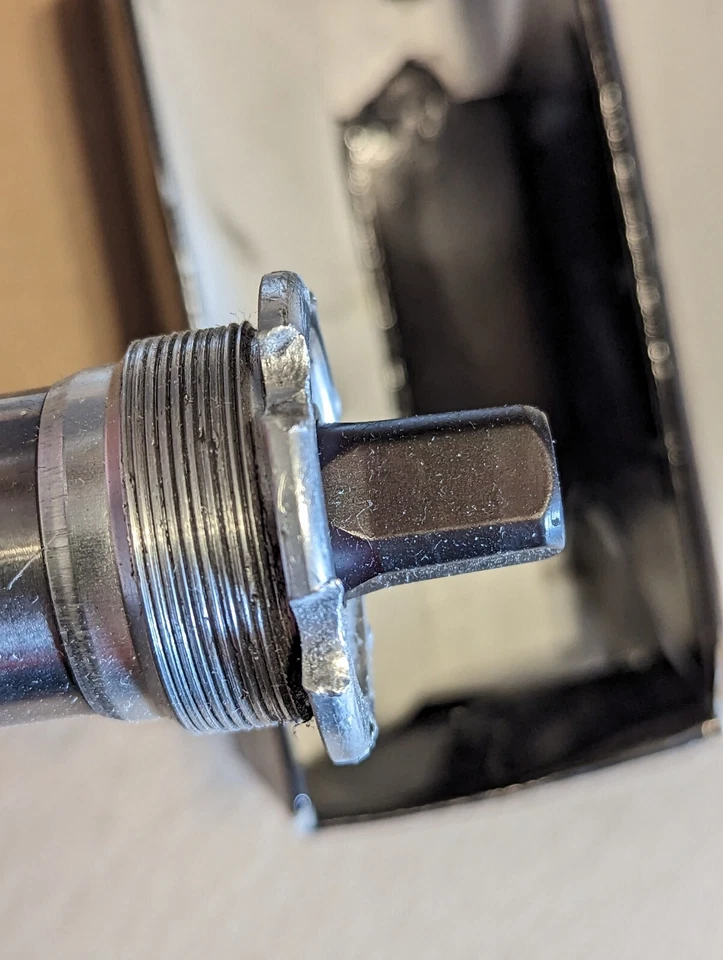 Soporte inferior Campagnolo Veloce 115,5 mm rosca italiana bicicleta 10 velocidades nuevo de stock Foto 3 de 4