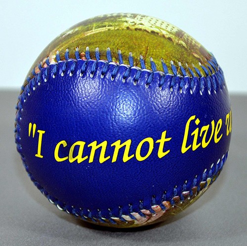 New Library of Congress Washington D.C. Souvenir Baseball Thomas Jefferson - Picture 4 of 6