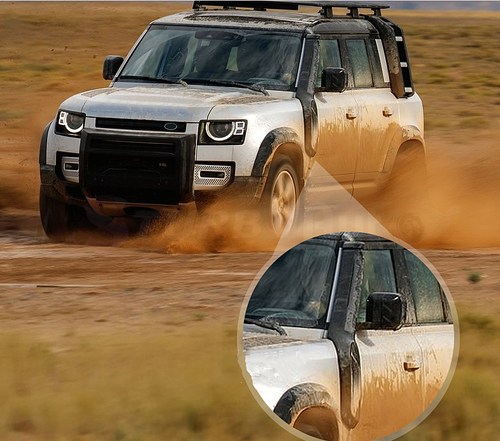 Raised Air Intake Snorkle Fit for Land Rover Defender 90 L663 110 L851 2020-2025 - Picture 6 of 7