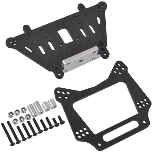 carbon-fiber-front-rear-shock-tower-mounts-for-traxxas-drag-slash