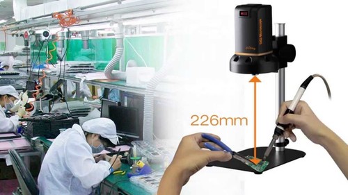 ViTiny UM08 HDMI Tabletop Autofokus Langarbeitsdistanz Digitalmikroskop - Bild 4 von 12