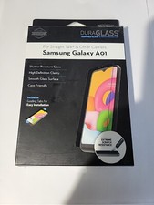 New Samsung Galaxy A01 DURAGLASS TEMPERED GLASS SCREEN PROTECTOR EASY INSTALL 