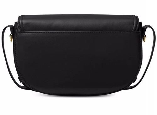 Neu Michael Kors Cary Leather Saddle Crossbody Bag Magnetklappenverschluss Tasche  - Bild 2 von 12