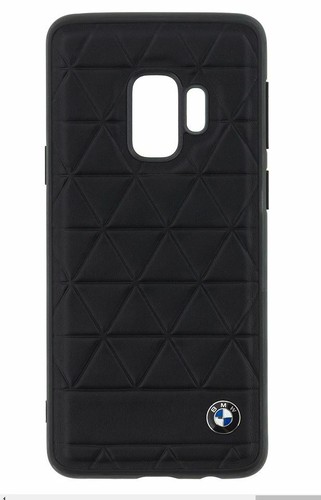 BMW Hexagon Echtleder / Silikon Hardcase schwarz/marine für Samsung Galaxy S9 - Bild 2 von 12