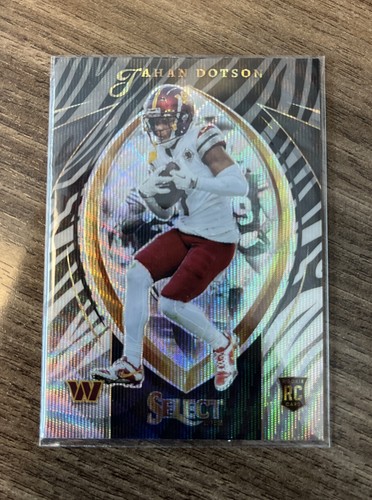 2022 Select Football Jahan Dotson RC Zebra Certified Rookies SP 🔥 SCR-10