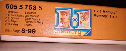 Ravensburger Spiel - 1 x 1 Memory 1975 Legespiel - Bild 8 von 10