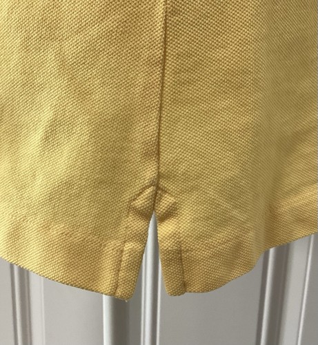 Polo donna Lands End gialla manica lunga 100% cotone taglia large - Foto 5 di 13
