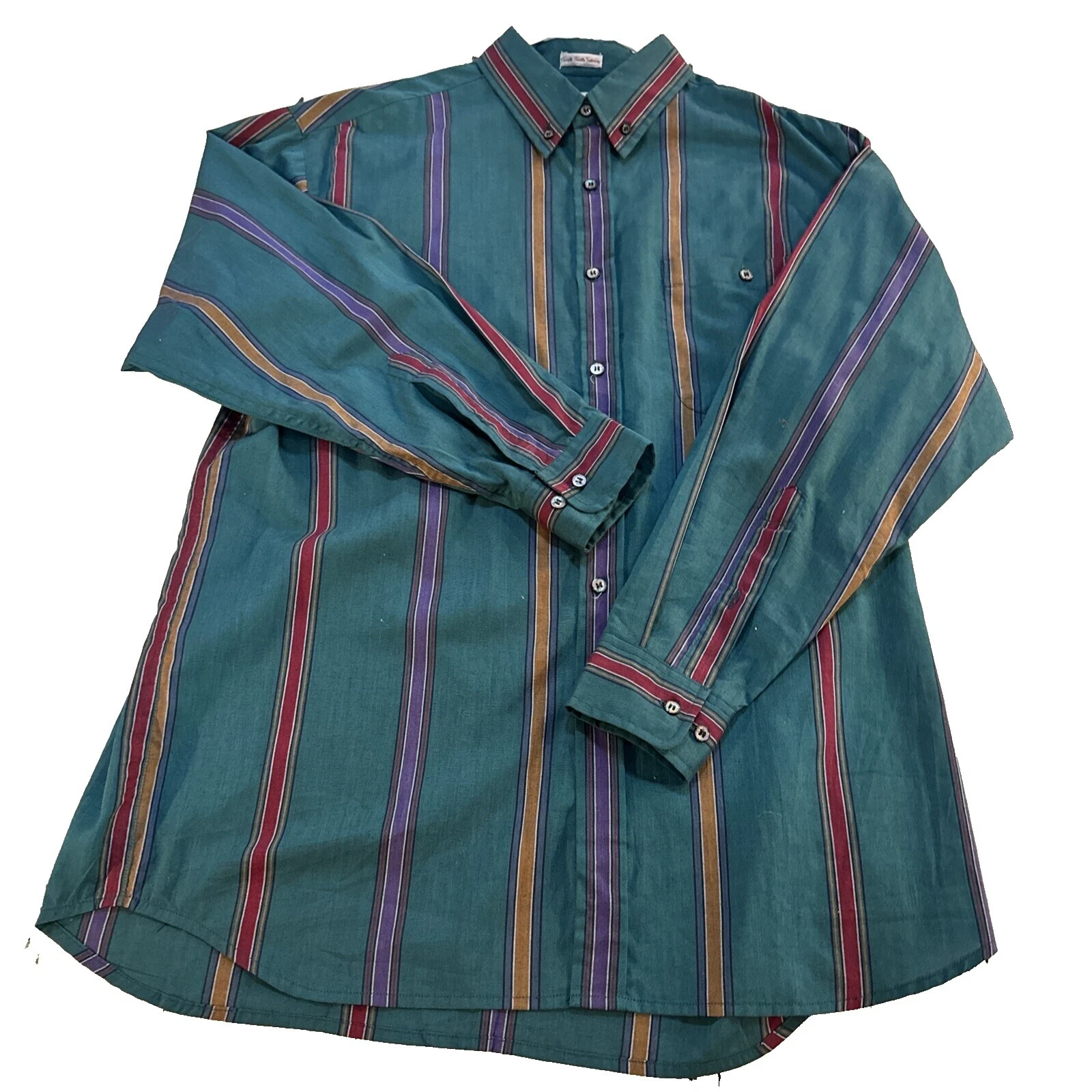 Hunter Long Sleeve Striped Casual Button-Down Shirts for Men