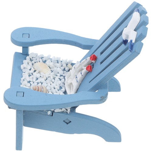 Strandkorb Dekoration Mini-Strandkorb Miniatur-Lounge-Stuhl-Requisite - Bild 9 von 12