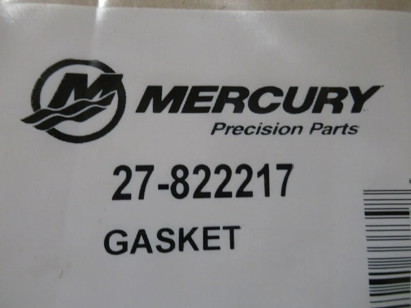 N43B Genuine Mercury Quicksilver 27-822217 Gasket OEM New Factory 