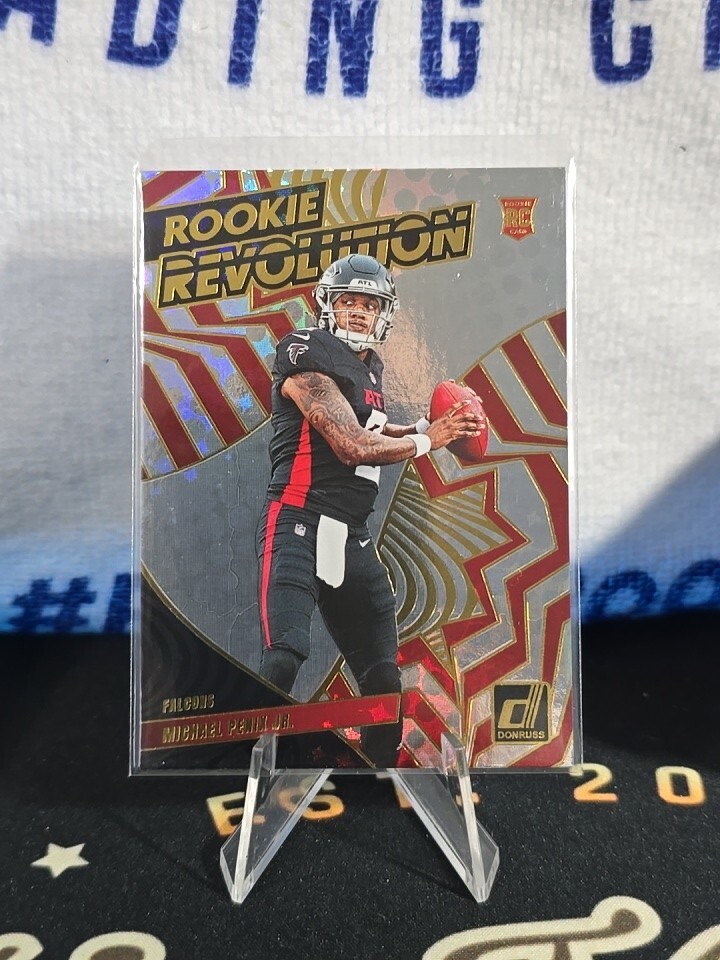 2024 Panini Donruss Michael Penix Jr Rookie Revolution #6 Atlanta Falcons