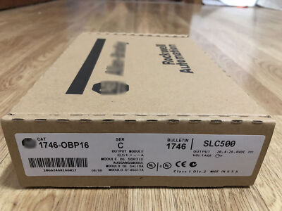 New IN BOX 1746-OBP16 1746-OBP16 Output module SPOT STOCK #A6-43
