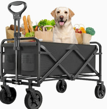 Carro Plegable de Alta Resistencia - Versátil, Portátil y Colapsable con Ruedas 