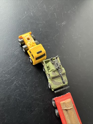 VTG Micro Machines Semi Truck With Logging Trailer +3 Other Vehicle Road Champs - Picture 7 of 12