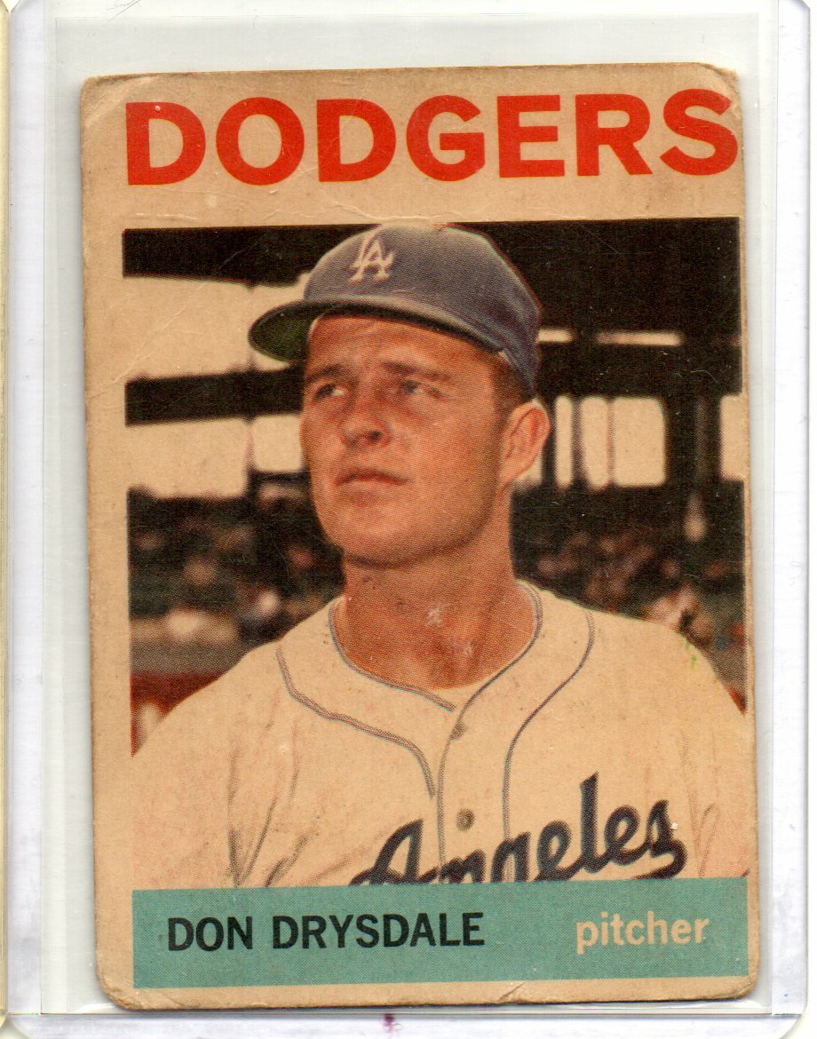Venezuelan Topps 1964 Don Drysdale #120  Dodgers Ptd in Venezuela VINTAGE 1960S