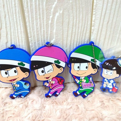 Lotto portachiavi figura san Osomatsu mascotte anime Giappone m522 - Foto 9 di 24