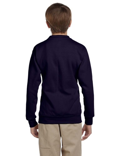 Hanes P360 Ecosmart Youth Full Sleeve Crewneck Sweatshirt - Picture 41 of 58