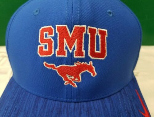Cappello berretto regolabile Southern Methodist University Nike dri-fit SMU Mustang NCAA - Foto 2 di 11