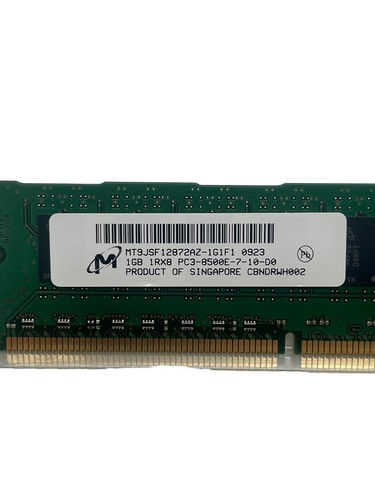 Micron 1GB 1RX8 PC3-8500E-7-10-D0, MT9JSF12872AZ-1G1F1 Memory - Picture 3 of 6