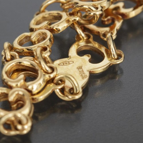 GUCCI Chain Ring G Logo K18YG - Picture 2 of 5