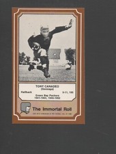 1975 FLEER HALL OF FAME IMMORTALS-#76 Tony Canadeo-Green Bay Packers Near Mint