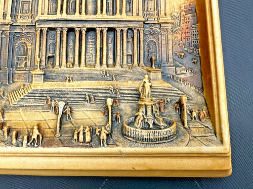 OSBORNE IVOREX Plaque - St Paul's Cathedral - Antique - Made in England 10” x 8" - Picture 4 of 6