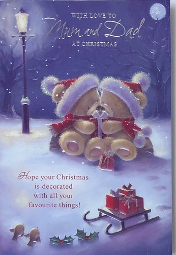 Christmas Card Traditional Brother Sister Mum Dad Xmas Greeting Cards -in-Law - Picture 172 of 182