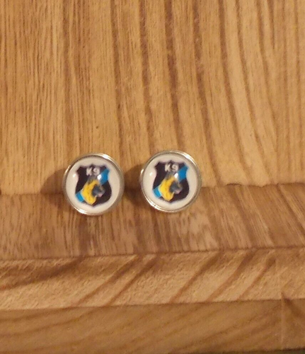 Police K-9 Pocket Watch & Cufflink Set - Picture 5 of 9