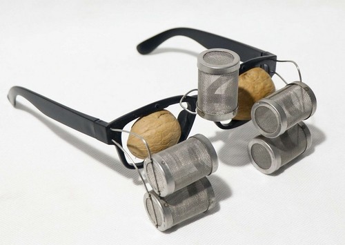 Augen Moxa Brenner Brille Rollenhalter Stick Moxibustion Therapie Walnuss Werkzeug - Bild 1 von 2
