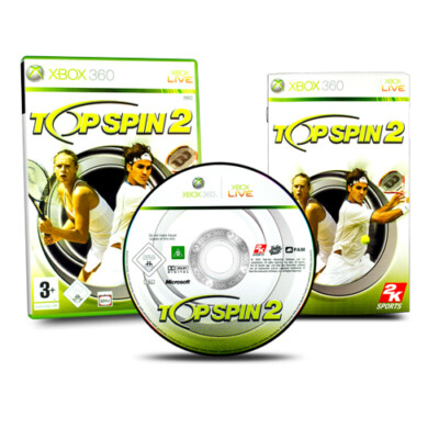 Xbox 360 Spiel Top Spin 2 in OVP mit Anleitung