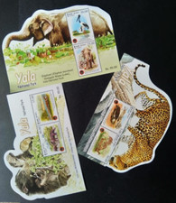 Sri Lanka MNH Mint Stamps All 3 Souvenir Sheets 2013 Yala National Park 