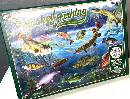 Hooked on Fishing Cobble Hill 1000-teiliges Puzzle