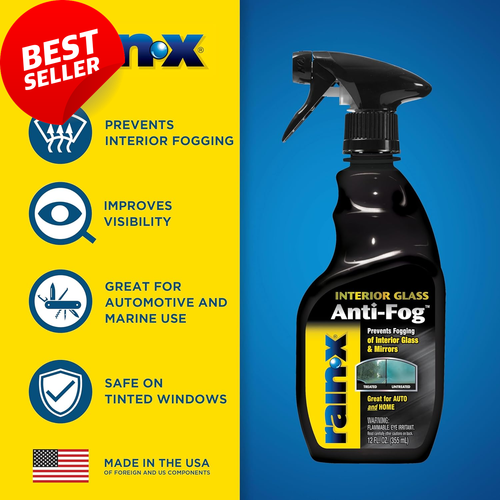 Interior Glass Anti-Fog Cleaner 355ml Car Window Defogger Cleaner Spray - Picture 3 of 12