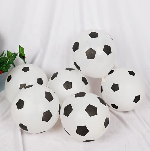12" Soccer Balls Football Balloons Party Birthday Boy Football Match Theme Party - Picture 3 of 41