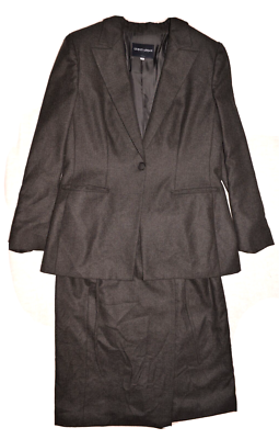 GIORGIO ARMANI BORGO 21 Cashmere & Silk Jacket Blazer & Skirt Grey