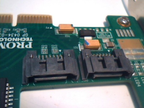 Tarjeta controladora Promise SATA 300 TX4 cuatro PCI GP 0434-03 rev A1 SATA300 RoHS - Imagen 3 de 11