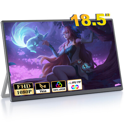 UPERFECT 18.5'' 120Hz Portable Monitor 1080P Laptop Monitor For Gaming Xbox PS5