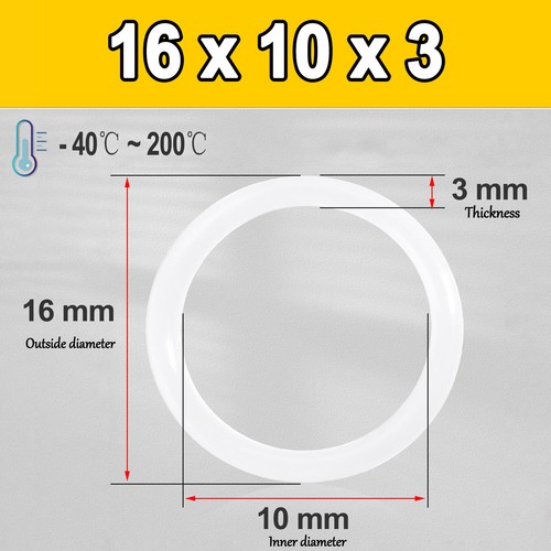 Food grade O-ring Thickness 3mm,ID 3mm - 394mm ,OD 9mm - 400mm Kettle Seal Ring - Picture 28 of 165