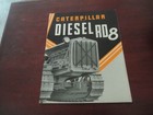 1930s Caterpillar Diesel Rd8 Sales Brochure Crawler Tractor Catalog Near Perfect