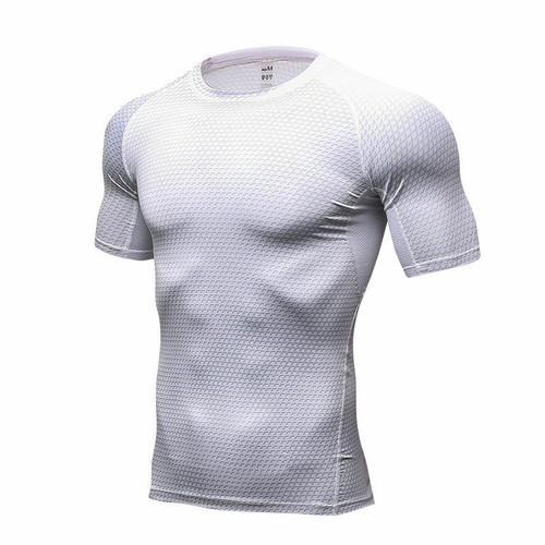 Mens Compression 3/4 Pants Top Workout Running Gym Base Layers Quick-dry Tights - Bild 5 von 17