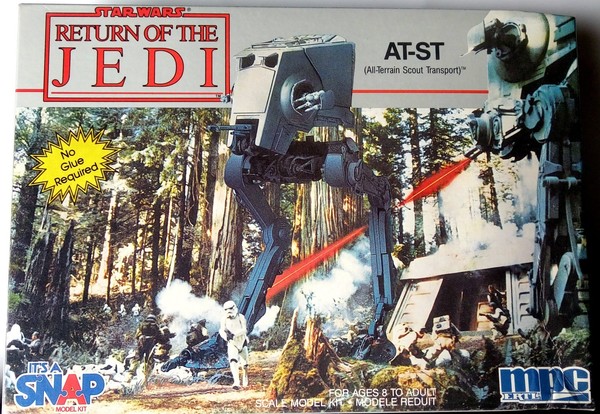 Star Wars MPC AT-ST Model Kit Its a Snap Vintage Return of the Jedi Maqueta Read