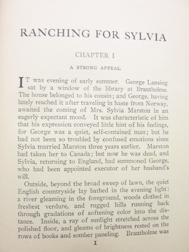 VIntage Ranching for Sylvia by Harold Bindloss Hardcover 1913 Book - Picture 10 of 12
