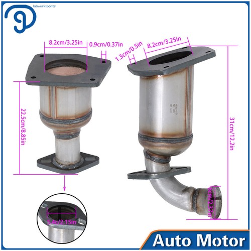 Catalytic Converter Front For Chrysler Sebring Dodge Stratus 2001-2006 2.7L V6 - Foto 12 di 13